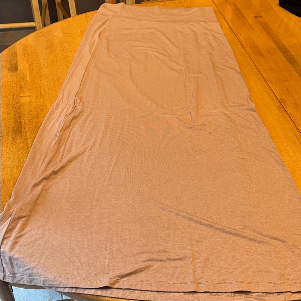 Charlotte Russe Tan Maxi Skirt